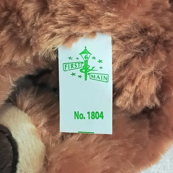 3/$24 Plush Teddy Bear Newton 1804 Measuring 6" Sitting by First & Main!! - Picture 5 of 5